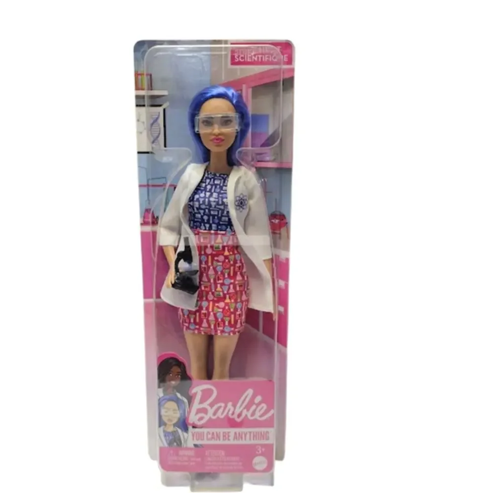 Barbie You Can Be Anything Scientist Fashion Doll with Blue Hair NWT